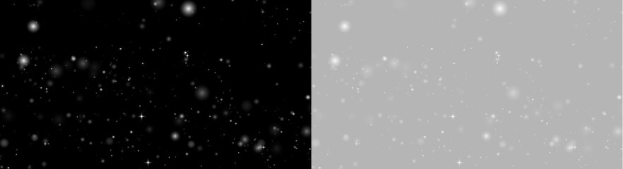 White luminous dust scatter with sparkling particles, soft crystal glow, and transparent background. png  © Strongstock03