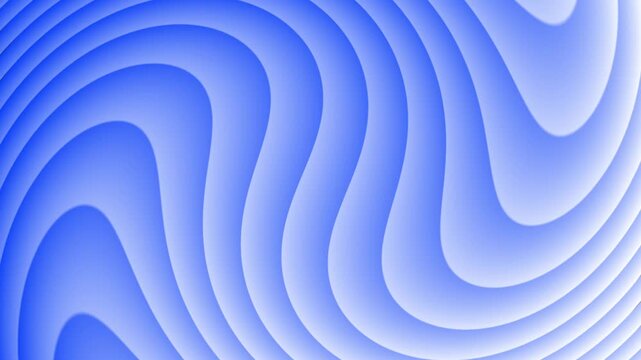 Blue neon electrocardiogram line on black background animation 4k video.
