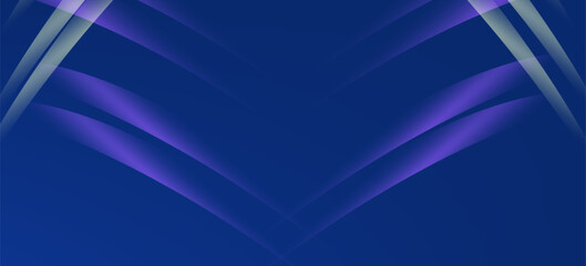 Obraz premium Abstract blue background with shiny light blue shadow element decoration, suit for presentation design, web banner, social media cover and more