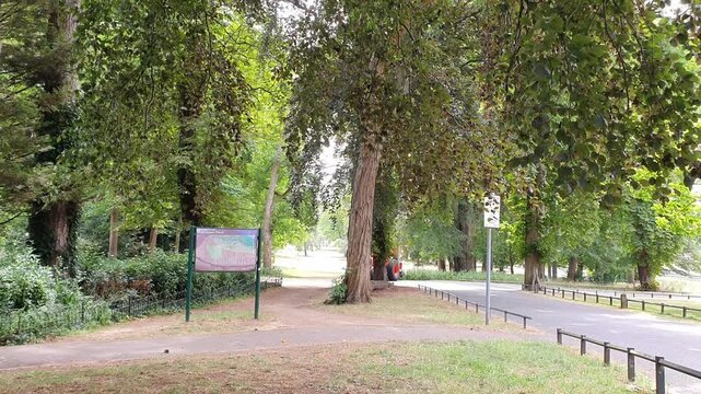 Trees at Local Public Park of Luton City England United Kingdom, Footage Was Captured During Walk on July 9th, 2026