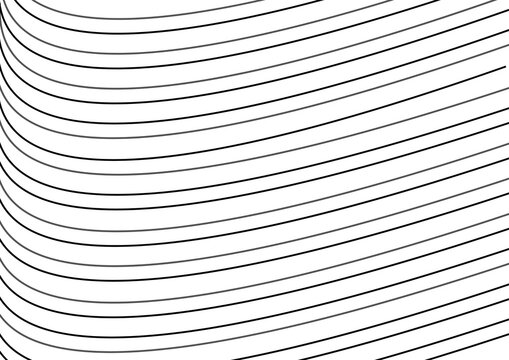 Modern Abstract Linear Wave Background with Flowing Curved Lines &ndash; Minimal Vector Texture for UI UX Interface, Website Header, App Design and Digital Branding