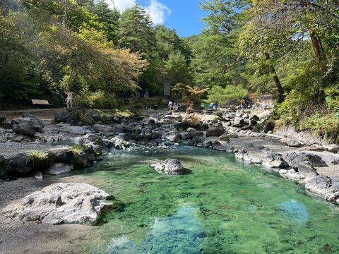 Sainokawara Park in Kusatsu, Gunma, Japan	
