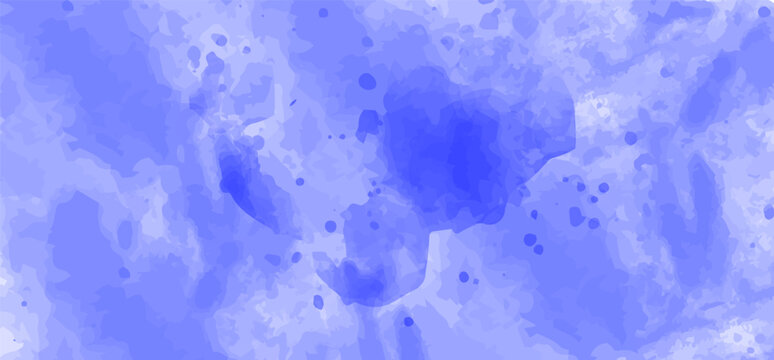 Light blue watercolor stains and subtle speckles, textured background with soft periwinkle blue paint wash, gentle abstract brush marks, calm serene backdrop.