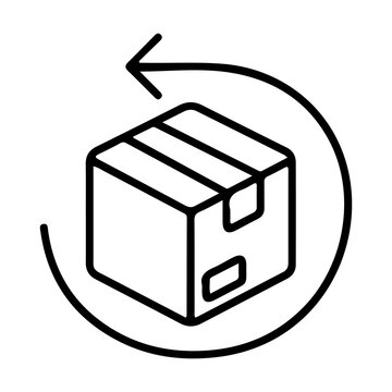 Product Return and Order Restock Icon