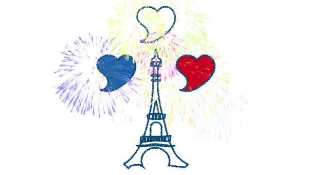 パリ祭・フランス革命記念日  7月14日 記念日