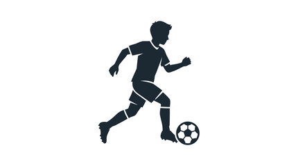 Soccer player in action running fast. © Azkiya