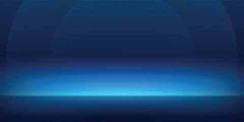 Obraz premium Abstract blue light on dark background with effect glowing. Futuristic backdrop design concept.