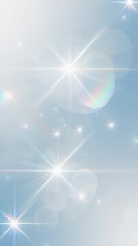 Abstract Background with Ethereal Rainbow Light Leaks and Prism Flares