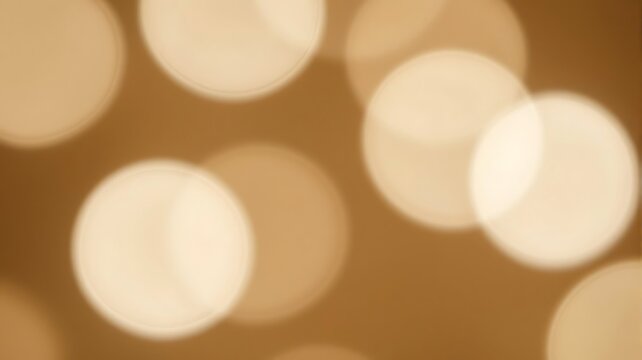 Abstract golden bokeh background with soft glowing light orbs for elegant design projects and festive celebrations with elegant ethereal atmospheric