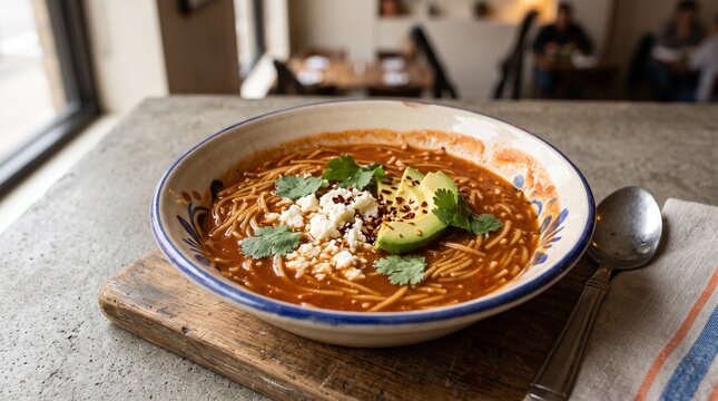 Classic Mexican Sopa de Fideo Tomato Noodle Soup