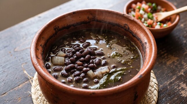 Traditional Mexican Frijoles de la Olla Soupy Beans