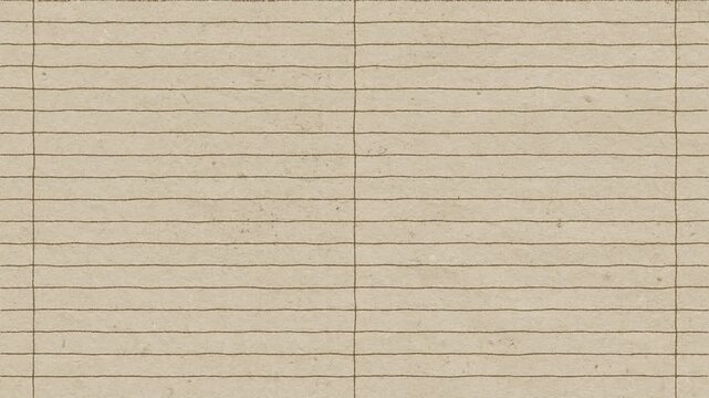 Textured vintage beige lined paper background with subtle shifting grain and rustic feel animation.