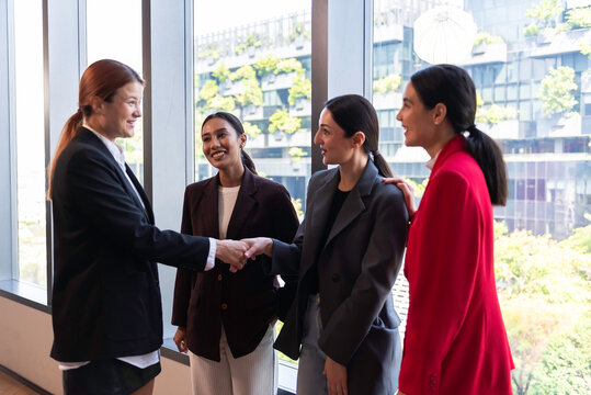 Group of people United Hands to built teamwork together with Spirit - teamwork concepts.