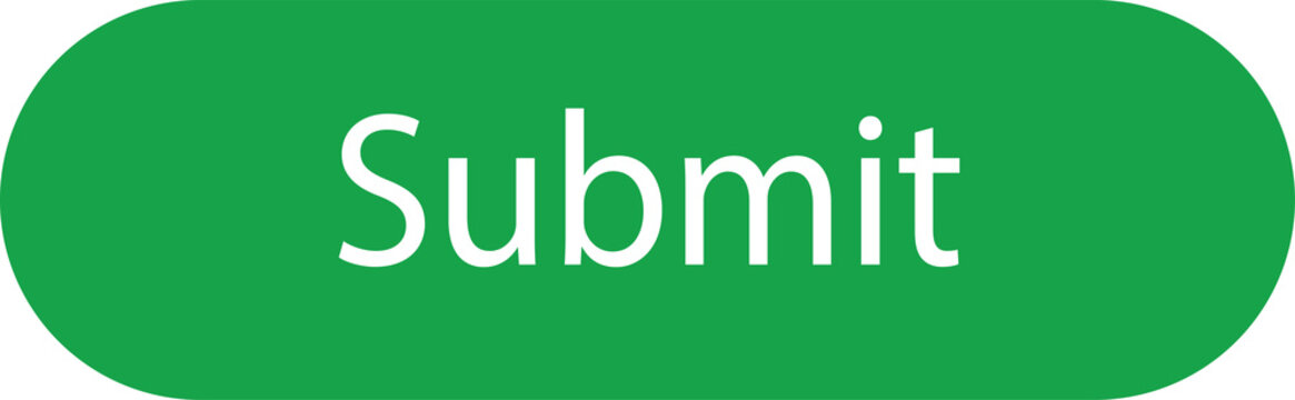 Submit button icon. Green web interface element for user action forms.