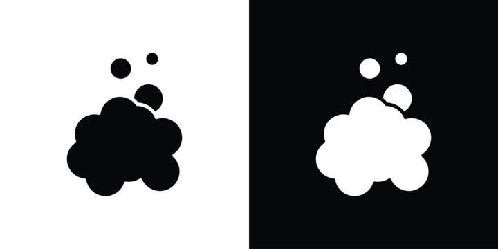 Foam icon line pictogram set