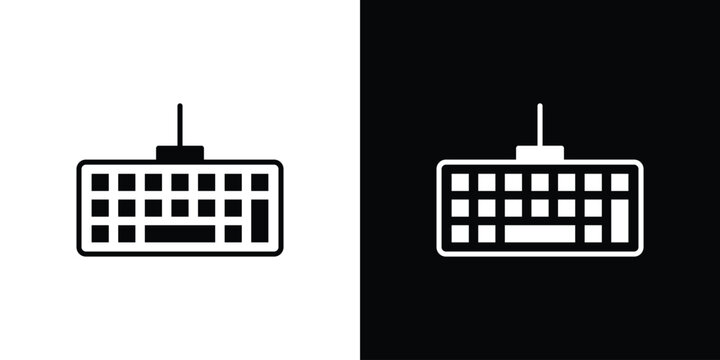 Keyboard icon minimal artwork bundle
