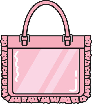 ＜推し活＞ ハンドバッグ型痛バッグ（ピンク）