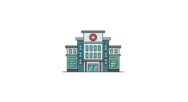 Hospital Building Exterior Medical Facility.