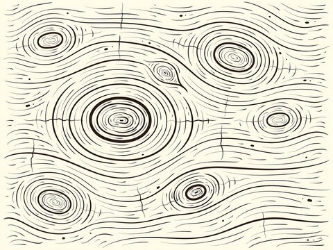 Contour line map showing atmospheric pressure systems and wind flow patterns