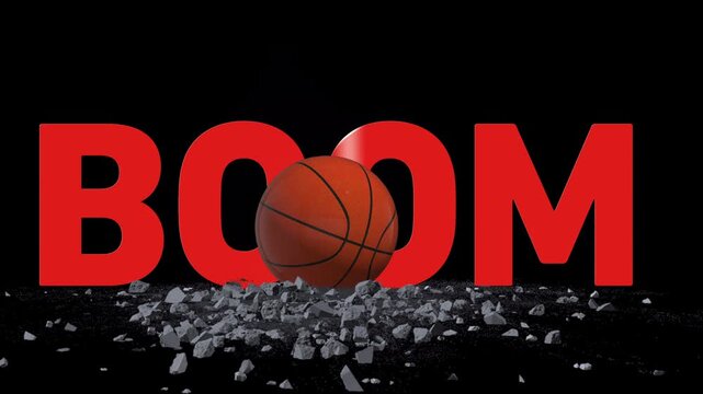 Basketball Animation with a transparent background that can be used for anything Basketball related.
