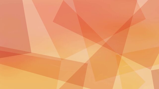 Geometric Abstract Shapes in Warm Tones 4K