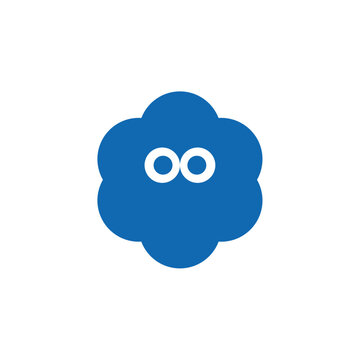 sheep cloud logo design combination