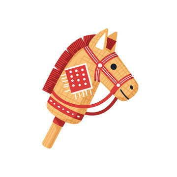 Traditional Indonesian kuda lumping hobby horse toy.