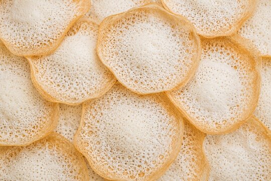 Appam Bread Background. Indian Bread Background.