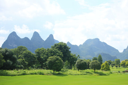 Surreal Karst Landscape in Guilin, China