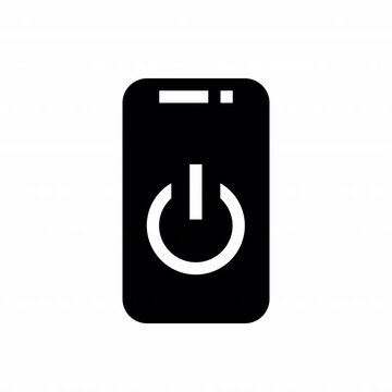 On Off Time solid icon essential communication motion graphic animation, perfect for social media, presentations, websites, digital projects, and mobile interface. Alpha channel transparent background