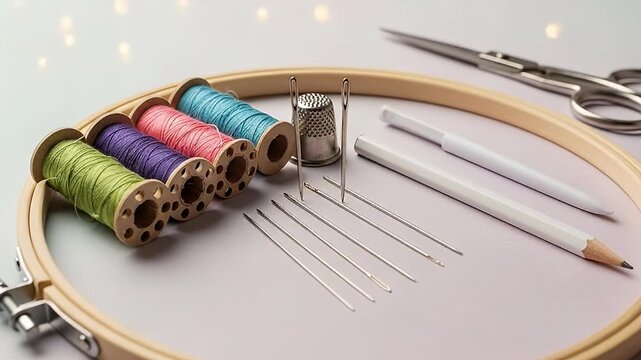 Embroidery Craft Supplies for Creative Projects