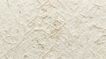 Obraz premium Textured handmade paper background with visible fibers and natural tone