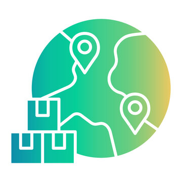 package Gradient icon