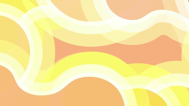 Abstract Flowing Curves in Warm Tones 4K
