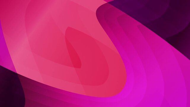 Abstract Flowing Shapes in Pink and Purple 4K