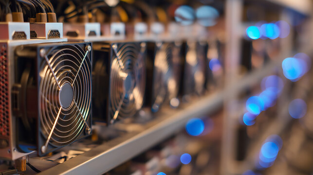 Cryptocurrency Mining Rig GPU
