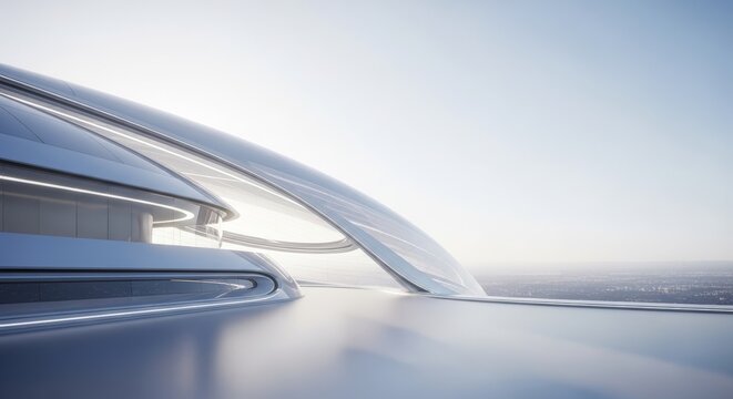 Sleek Futuristic Luxury Yacht Design on the Open Ocean