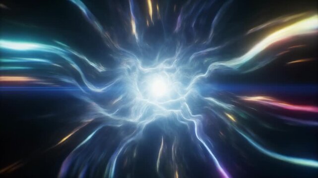 Abstract Cosmic Energy Vortex 4K Generative AI