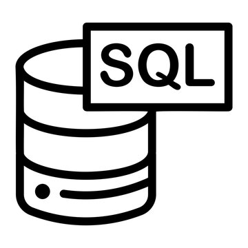 sql server Line Icon