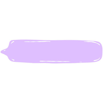 a purple speech bubble with a rounded rectangle shape and a small tail on the left side, glossy speech bubble note text box for input text