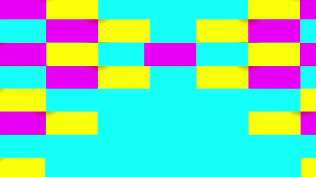 Geometric Rectangular Grid Pattern 4K