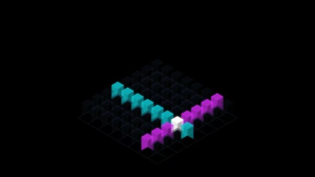 Isometric Cloud Hosting Facility Rack Datacenter
