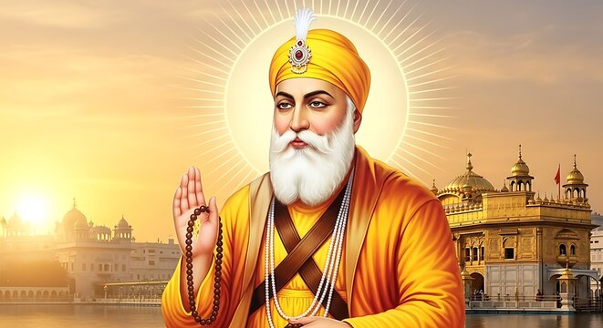 Guru Nanak Dev Ji Spiritual Leader.