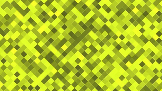 Digital pixel censored mosaic blocks shifting concept animation. Changing dynamic pixels blink motion for prohibition. Geometric mosaic background. Pixel blocks subtle flicker animation.