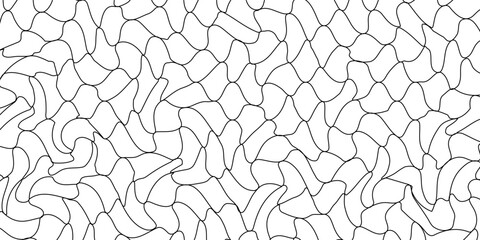 Obraz premium Seamless wire fence pattern. Black mesh net texture background. Lattice grid chain silhouette for barrier wall, safety zone, construction backdrop. Repeated metal henge enclosure wallpaper. Vector