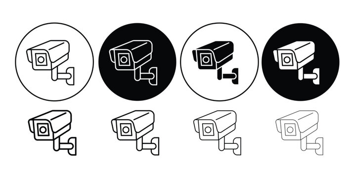 Security cameras are installed outdoors for surveillance purposes.