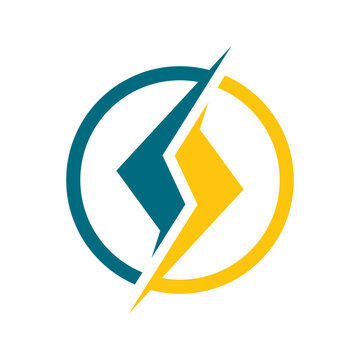 illustration of a lightning logo
