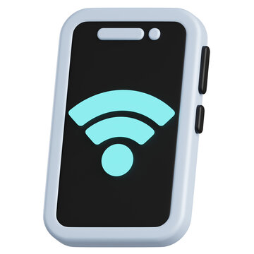 Mobile WiFi Device 3D Illustration