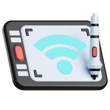 Smart Tablet 3D Illustration