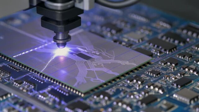 Semiconductor Laser Manufacturing 4K Generative AI